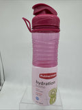 Rubbermaid Hydration Chug Bottle 20oz Pink Finger Loop BPA Free Water Discontinu