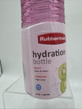 Rubbermaid Hydration Chug Bottle 20oz Pink Finger Loop BPA Free Water Discontinu