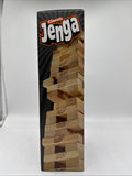 Classic Jenga Game with Genuine Hardwood Blocks Kids Ages 6 and Up Puzzle Board