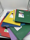 (16) Mead Five Star Plastic Different Color Folder 2 Pockets 3-Prongs