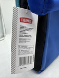 THERMO INSULATED LUNCH KIT Upright Box Bag Blue Polkadot Hot Cold Travel Zipper