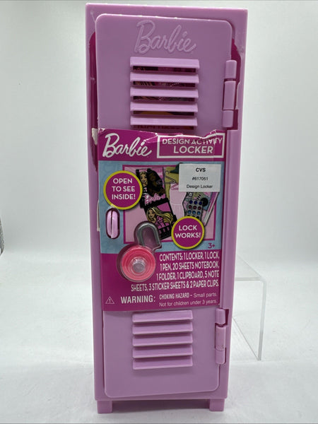 Barbie Dreamhouse Mini Toy Activity Locker Design Stamper & Creative Supplies