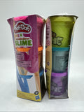 (2) Play Doh Slime Blue Pink Orange  Purple Teal Yellow NonToxic 3pk COMBINESHIP