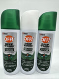 (3) OFF! Deep Woods INSECT REPELLENT VII Liquid Spray Mosquito Ticks 6 oz Pump