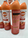 (7) JOHNSON OFF! 6 oz. Aerosol Active Insect Repellent Sweat Resistant
