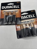 (2) Duracell Coppertop AA Alkaline Batteries Power Boost 6pk 1.5v  COMBINESHIP