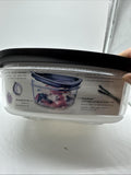 Rubbermaid Storage Containers Easy Find Lids Teal 9-cup Flex & Seal L3–7878–P1
