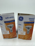 GE Soft White Indoor Flood Light 45w 300 Lumens 45678 R20 Directional
