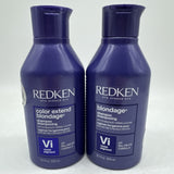 (2) Redken Shampoo Color Extend Blondage  Anti Brass 10.1oz Violet COMBINESHIP