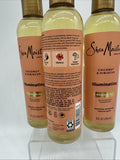 (3) Shea Moisture Coconut & Hibiscus Illuminating Massage Oil Body Glow 8oz