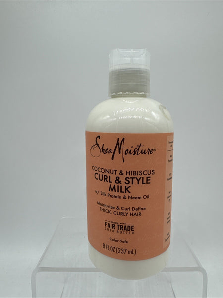Shea Moisture Curl & Style Milk Coconut & Hibiscus Define Hair 8Oz COMBINESHIP