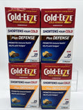 (4) Cold-Eeze Defend-Eeze Plus Defense Immune Flu 25 Citrus Elderberry Lozenges