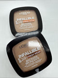 (2) L'Oreal 250 Light  Infallible 24hr BRONZER Fresh Wear Soft Matte Finish