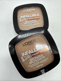 (2) L'Oreal 250 Light  Infallible 24hr BRONZER Fresh Wear Soft Matte Finish