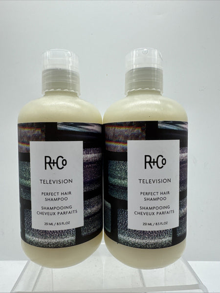(2) R+CO Television Perfect Hair Shampoo Strengthen & Shine8.5oz COMBINESHIP