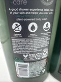 (2) DOVE MEN+CARE Body Wash Eucalyptus+Cedar Oil Shower Gel Pump 26 oz