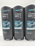 (3) Dove Men+Care Blue Eucalyptus + Birch Relaxing Body + Face Wash 18oz
