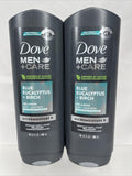 (3) Dove Men+Care Blue Eucalyptus + Birch Relaxing Body + Face Wash 18oz