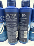 (4) Nautica Oceans Men Deodorant Body Spray 6oz