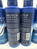 (4) Nautica Oceans Men Deodorant Body Spray 6oz