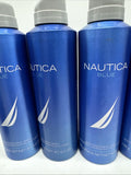 (4) Nautica Blue Men Deodorant Body Spray 6oz Gift Set