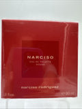 Narciso By Narciso Rodriguez Eau De Toilette Rouge For Women 3oz Holiday Gift