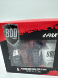 Bod Man Black Really Ripped Abs Most Wanted & Fresh Blue Musk 1.8 oz Gift Set