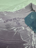 SMALL Life Is Good NWT Flower Crusher  Purple Violet T-Shirt Women’s COMBINESHIP