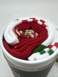 PIZZA SOCKS LAUGH TRACK Unisex Novelty OS 2 Pair Gift Set Christmas COMBINESHIP