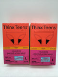 (2) Thinx Teens Hologram Bikini Super Absorbency Period Underwear Large 13-14