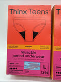 (2) Thinx Teens Hologram Bikini Super Absorbency Period Underwear Large 13-14