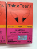 (2) Thinx Teens Hologram Bikini Super Absorbency Period Underwear Large 13-14