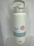 Vacuum Insulated Zak! Everyday Smiles Leak-proof 32oz White Bottle Cup Travel
