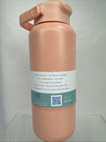 Vacuum Insulated Zak! Leak-proof 32oz Pink Coral Peach  Bottle Cup Travel