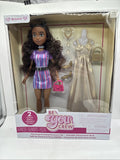 Be You Crew Brianna Doll 2 Outfits 14 Pieces Classroom to Formal Gold Gown Purse
