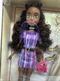 Be You Crew Brianna Doll 2 Outfits 14 Pieces Classroom to Formal Gold Gown Purse
