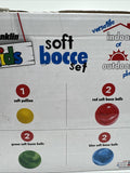 Franklin Kids Soft Bocce Set  6 Soft Bocce Balls & 1 Scoring Jack indoor outdoor