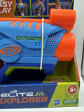 Nerf Elite Jr Explorer Easy-Play Toy Blaster W/8 Foam Darts Grip COMBINESHIP
