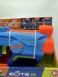 Nerf Elite Jr Explorer Easy-Play Toy Blaster W/8 Foam Darts Grip COMBINESHIP
