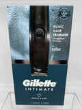 Gillette Intimate Pubic Hair Trimmer Li-Ion Battery Waterproof 3 Combs Men Razor