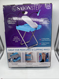 Salon Step Foot Rest Pedicures Storage Nail Polish Adjustable Folding Drying Fan