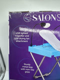 Salon Step Foot Rest Pedicures Storage Nail Polish Adjustable Folding Drying Fan