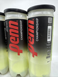 (3) Penn Championship Tennis Balls Sealed Cans Extra Duty Felt 12 Ball Total