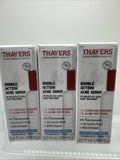 (3) Thayers Double Action Serum Niacinamide Lactic Witch Hazel AcneCOMBINESHIP