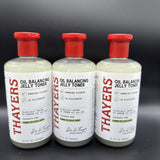 (3) Thayers Oil Balancing & Cooling Jelly Toner Pore Reducing Combo To Oily 12oz