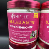 (4) Mielle Babassu & Mint Deep Conditioner Protein Moisture Replenish