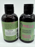 (2) Mielle Organics Rosemary Mint Strengthening Shampoo Travel 3.2oz COMBINESHIP