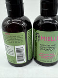 (2) Mielle Organics Rosemary Mint Strengthening Shampoo Travel 3.2oz COMBINESHIP