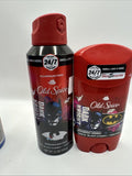 (2) Old Spice Batman Dark Knight Cherry Nightfall Gift Set Body Spray Deodorant
