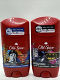 (2) Old Spice Batman Dark Knight Man Of Tomorrow Superman Gift Set Deodorant